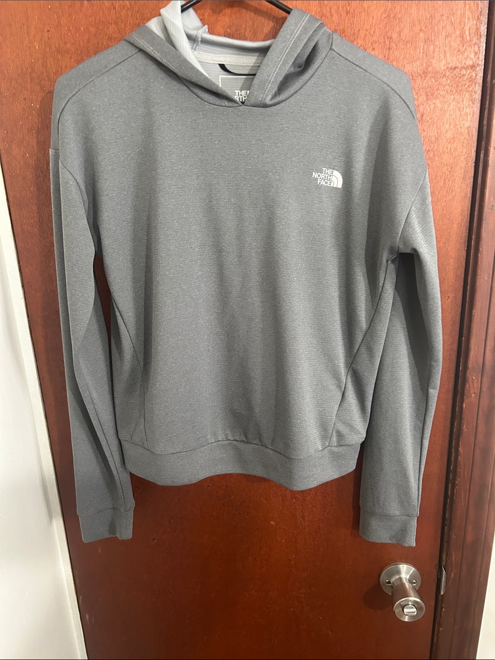The North Face Women’s Gray Lightweight Crewneck Hoodie